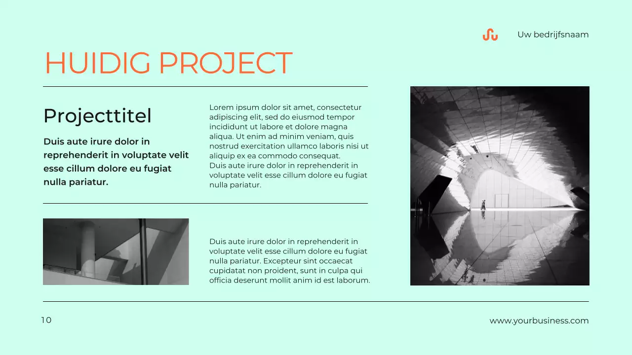 Neon Modern Bedrijfsprofiel