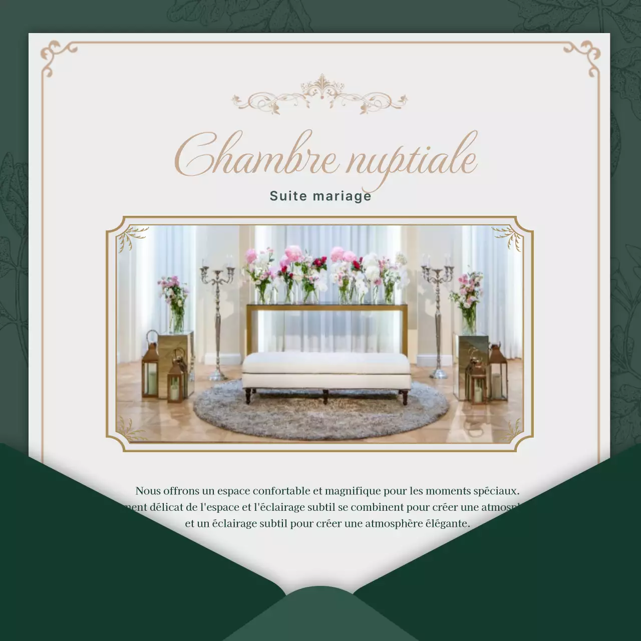 Promouvoir les vendeurs de mariages verts et haut de gamme