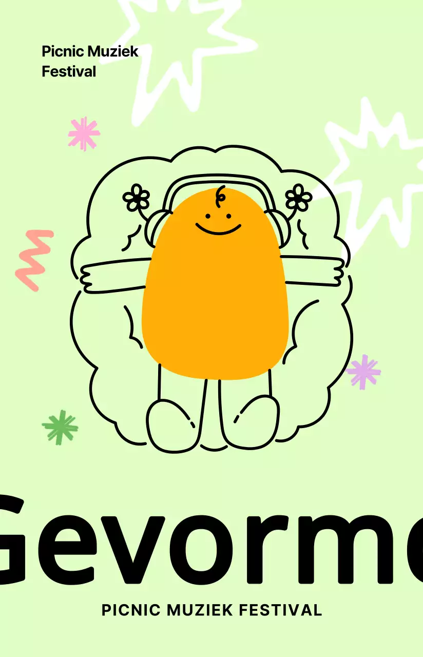 Veelkleurig Festival Feest Illustratie Concept Personeel