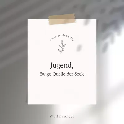 Eine moderne emotionale Vorlage in Weiß und Grau