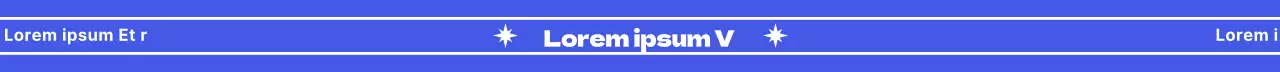 Design de cinta com tipografia e linhas superiores e inferiores