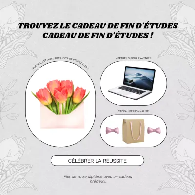 Beige Natural Graduation Season Promotion