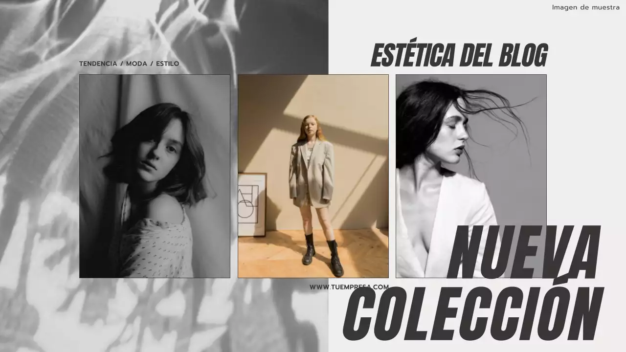 Beige y Gris Tendencia Estilo de Vida Estética Blog Promoción