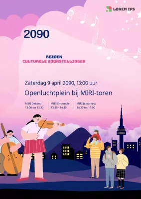 De gezellige culturele voorstellingen van Pink en Borah promoten