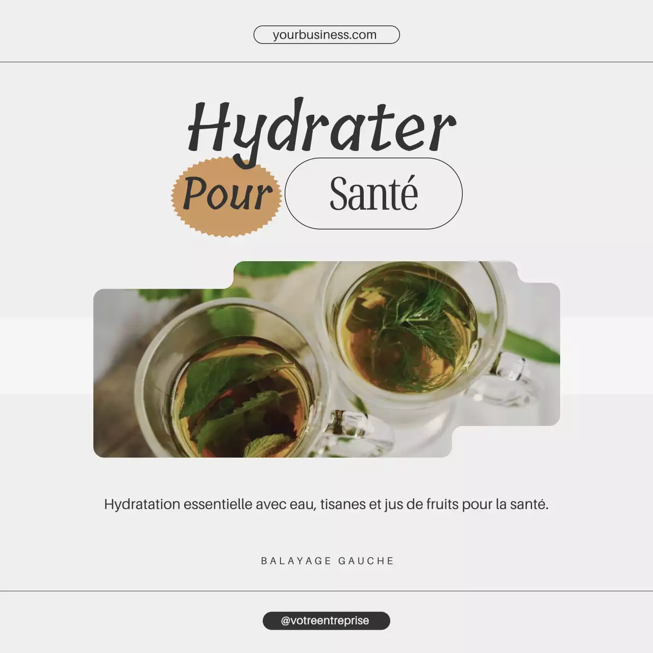 Gris Or Contenu minimal Conseils pour un mode de vie sain Carrousel de posts Instagram