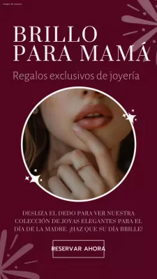 Promoción moderna marrón para el Día de la Madre