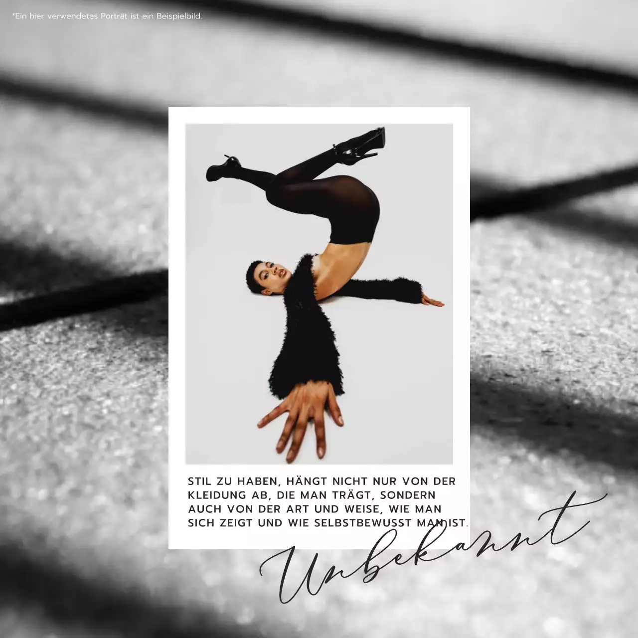 Black and White Modern Fashion & Lifestyle Blog Promotion