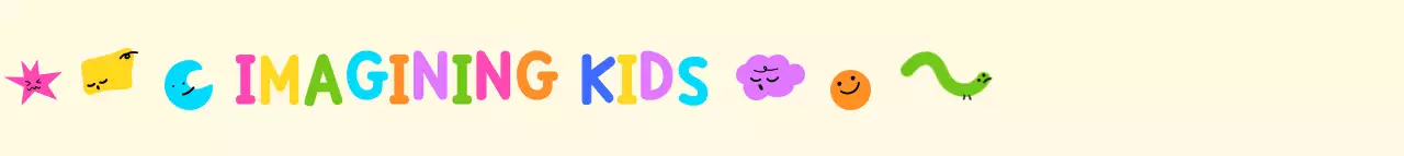 Konsep pameran anak-anak dengan ilustrasi yang penuh warna dan lucu