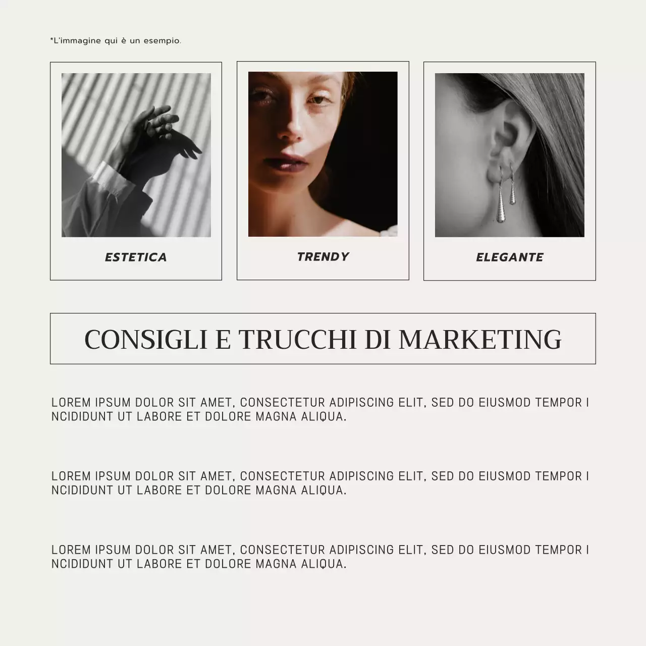 Beige Minimal Social Media & Branding Promozione aziendale