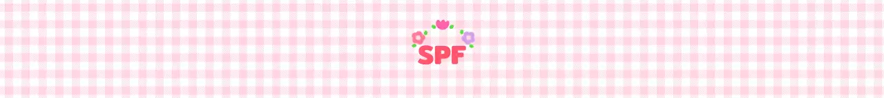 ピンクのチェック柄とお花のイラストが可愛らしい雰囲気の春のピクニックフェスティバル。