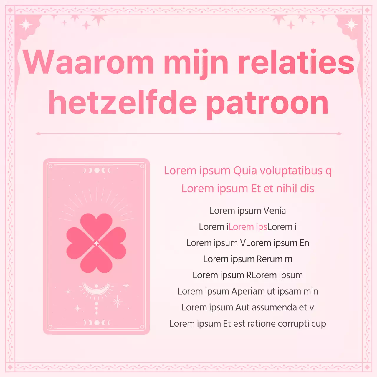 Over de romantische persoonlijkheid psychometrische test in roze en hot pink lofan