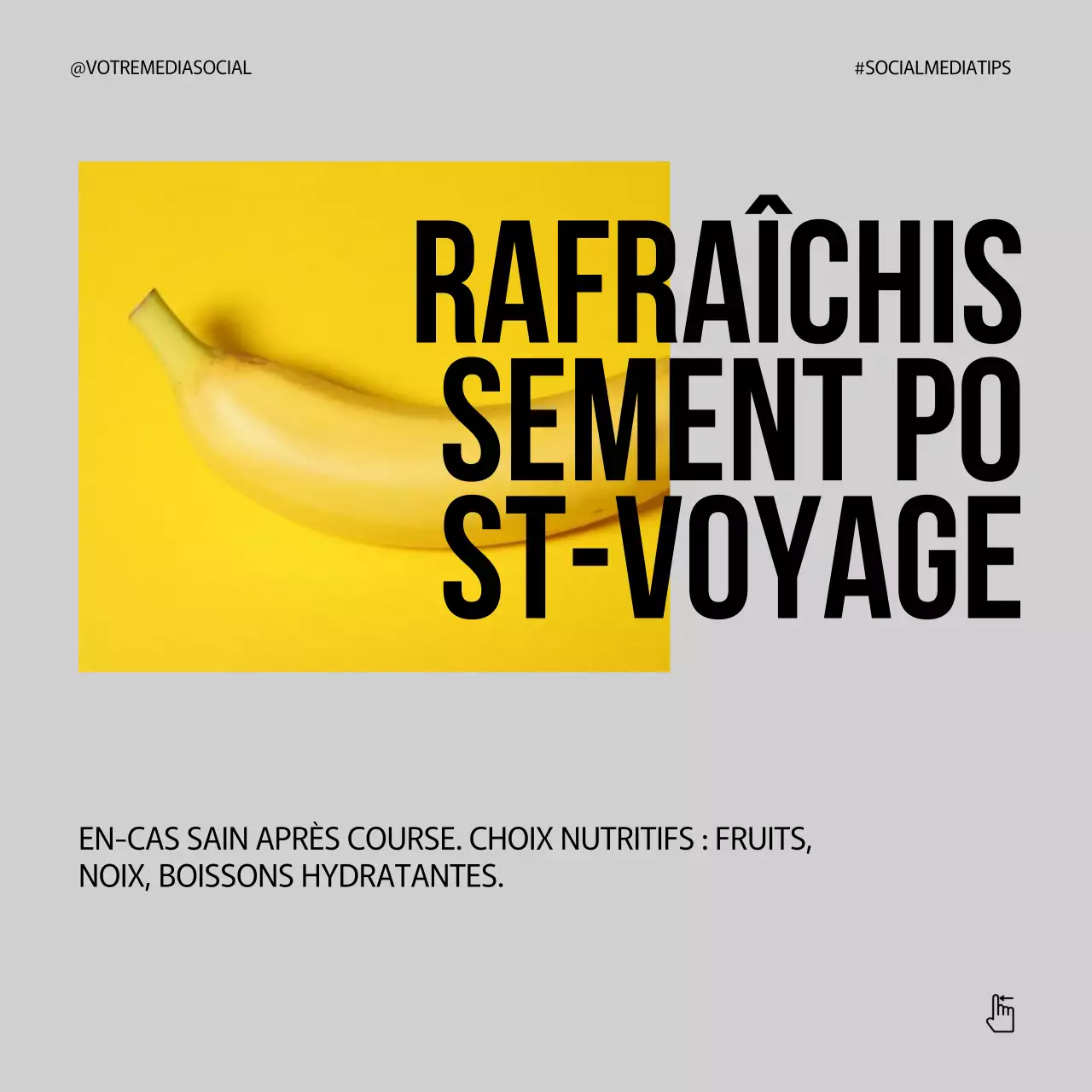 Gris Néon Vert Gras Journée nationale du vélo Conseils Instagram Carousel Post