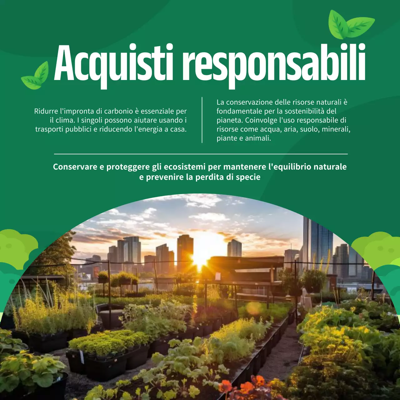 Una guida per celebrare la moderna Giornata della Terra in verde e giallo