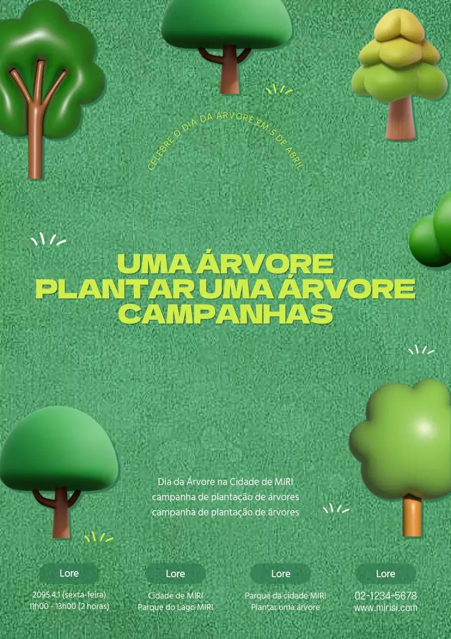 Cartaz promocional giro dos Green Day em verde e azul-celeste