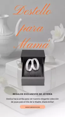 Promoción de lujo gris para el Día de la Madre