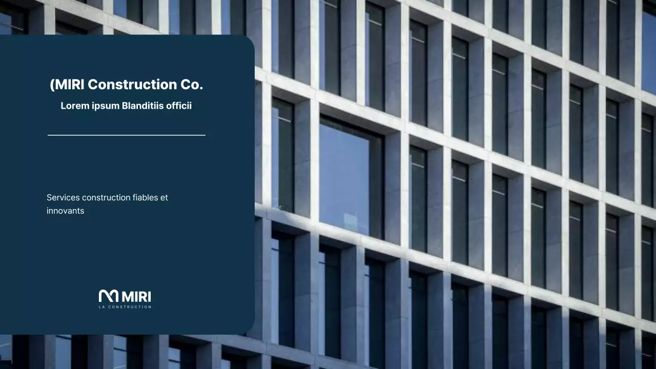 Un simple rapport de chronométreur d'entreprise de construction bleu marine