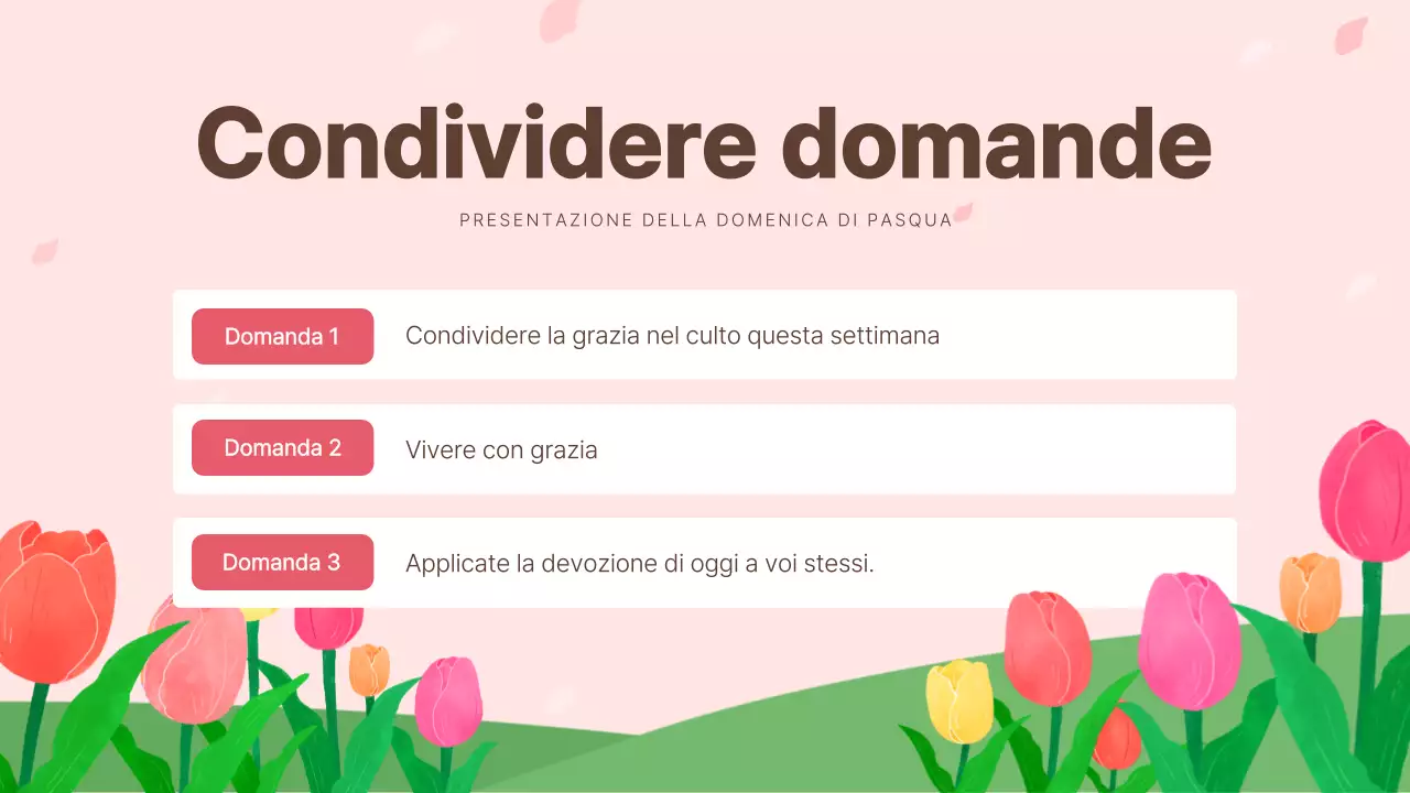 Piani di studio per l'adorazione della zona di Pasqua in bianco e rosa
