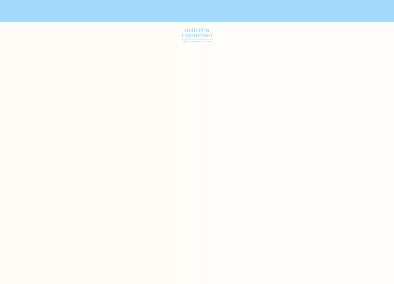 Desain promosi kafe dengan pola abstrak