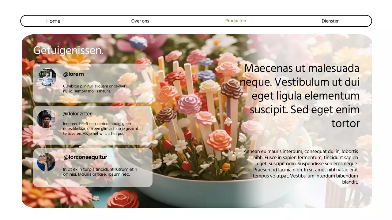 Introductie van Green Modern Bloemenwinkel