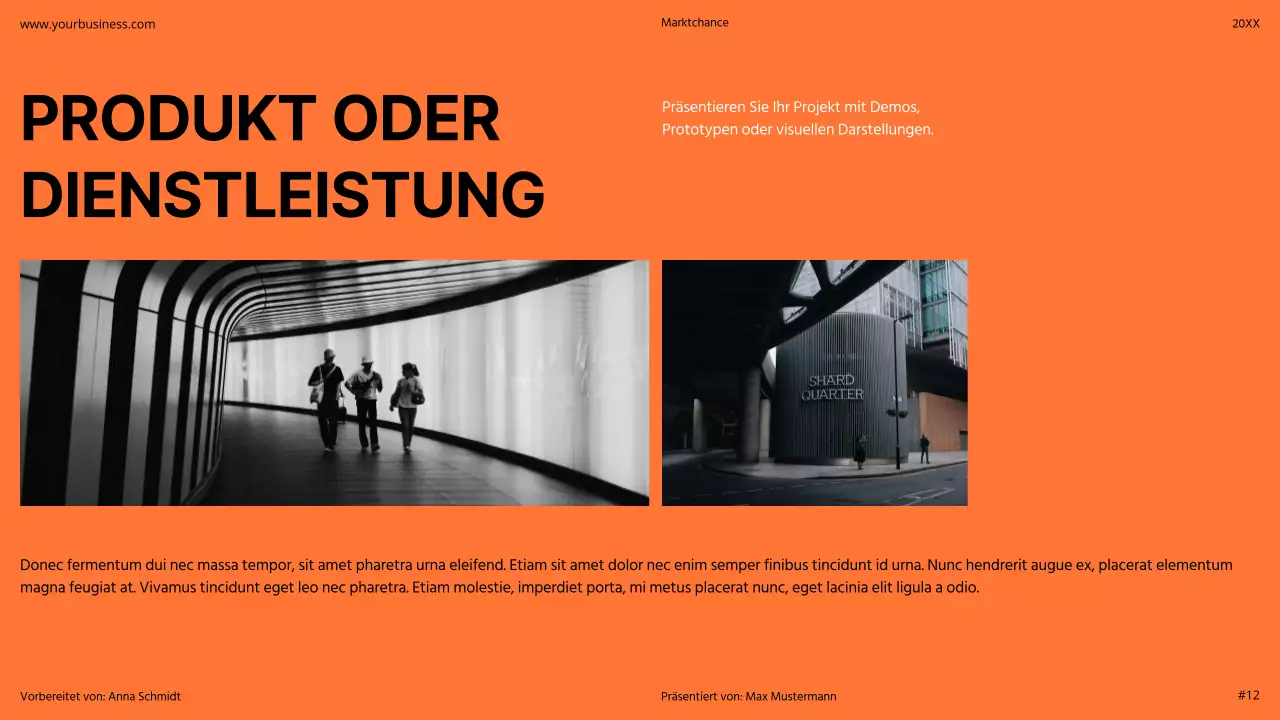 Orange Modern Minimal Bold Pitch Deck Proposal