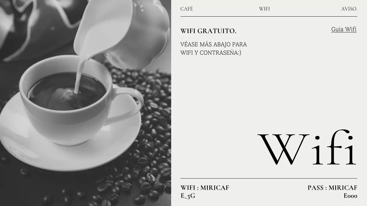 Anunciamos una colección de cafés modernos en beige