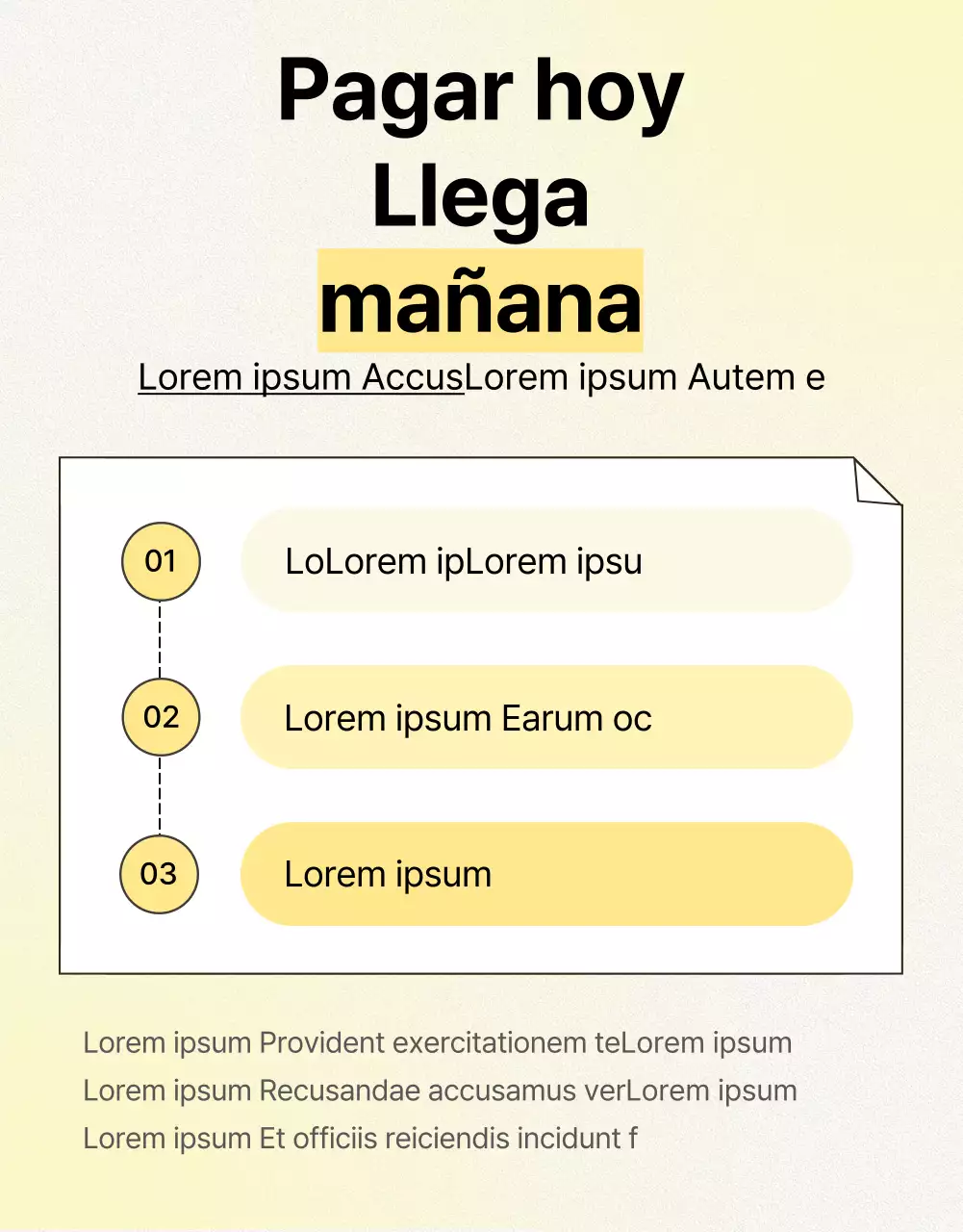 Promoción sencilla, optimizada para móviles y detallada de cosméticos para el cuidado de la piel en amarillo y naranja.