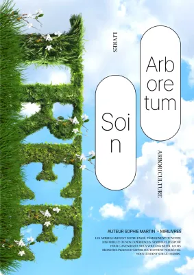 Couverture d'essai pour la culture d'un arbre naturel en bleu clair et vert