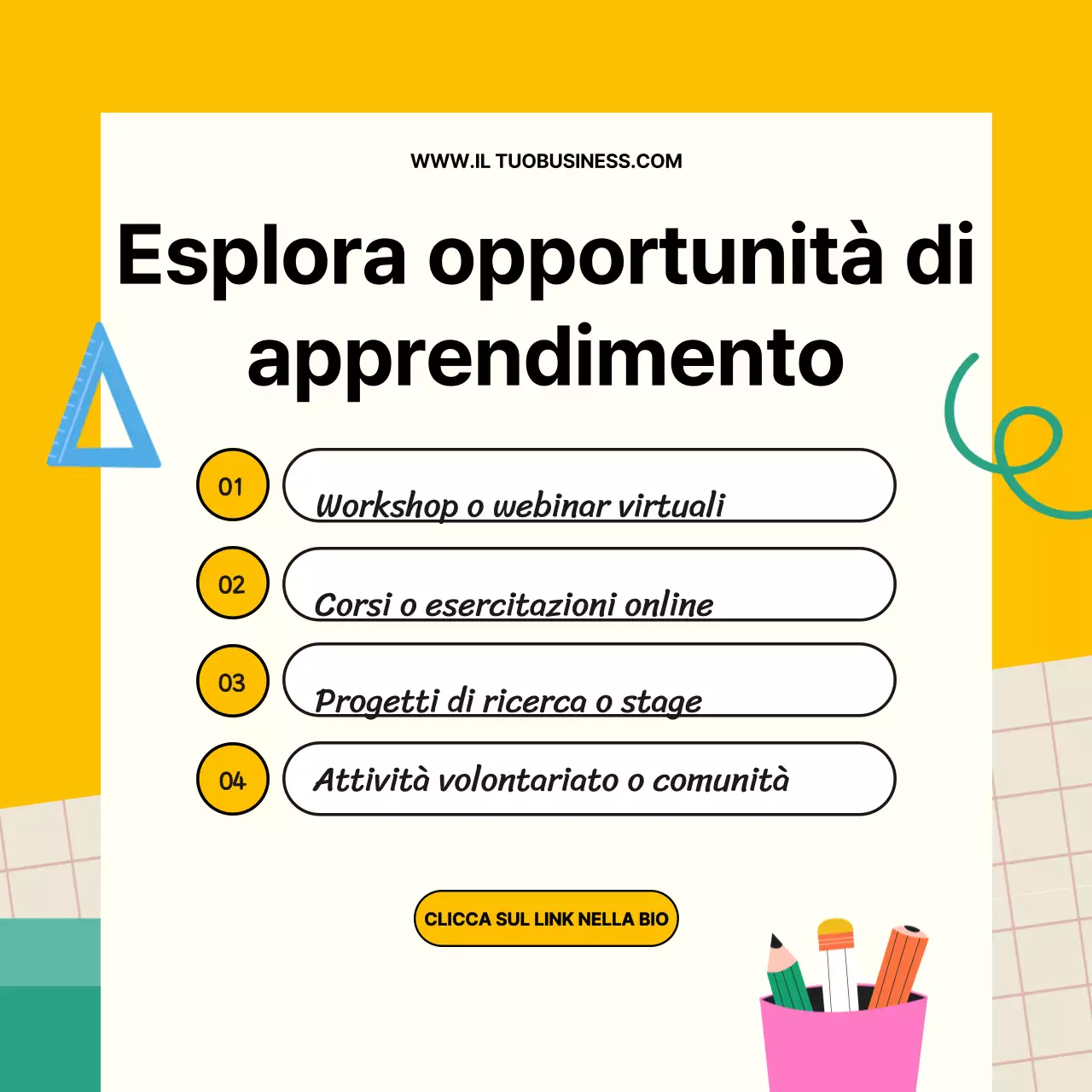 Guida alla sessione di studio delle tendenze giallo-bianche per le vacanze di primavera