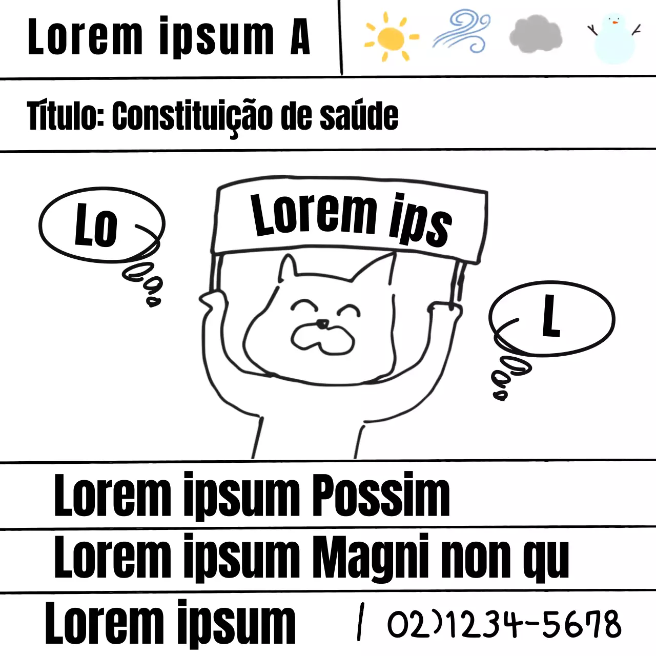 Um anúncio branco, com um aspeto doentio, de uma clínica de medicina chinesa