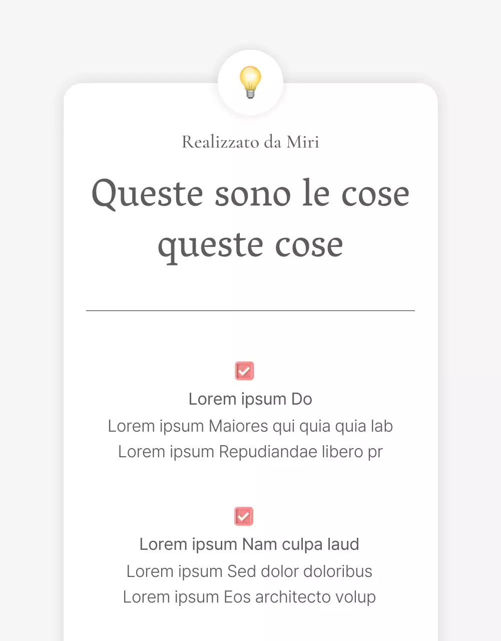 Una pagina introduttiva o un annuncio per un centro commerciale di moda con uno stile semplice di emoji bianche e grigie.