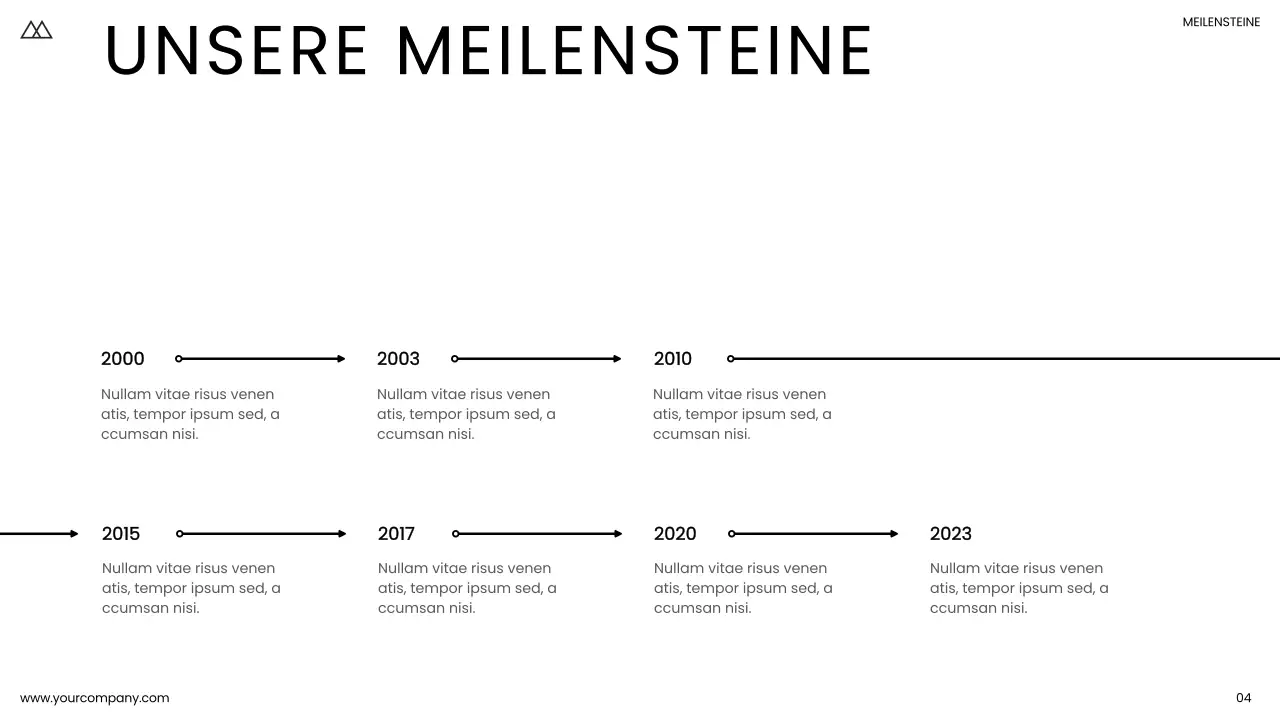 Schwarz und Weiß Minimal Einfaches Business Produkt Pitch