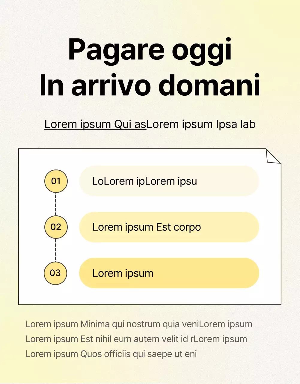 Promuovere semplici istruzioni e avvertenze gialle e arancioni per l'ottimizzazione dei dispositivi mobili.