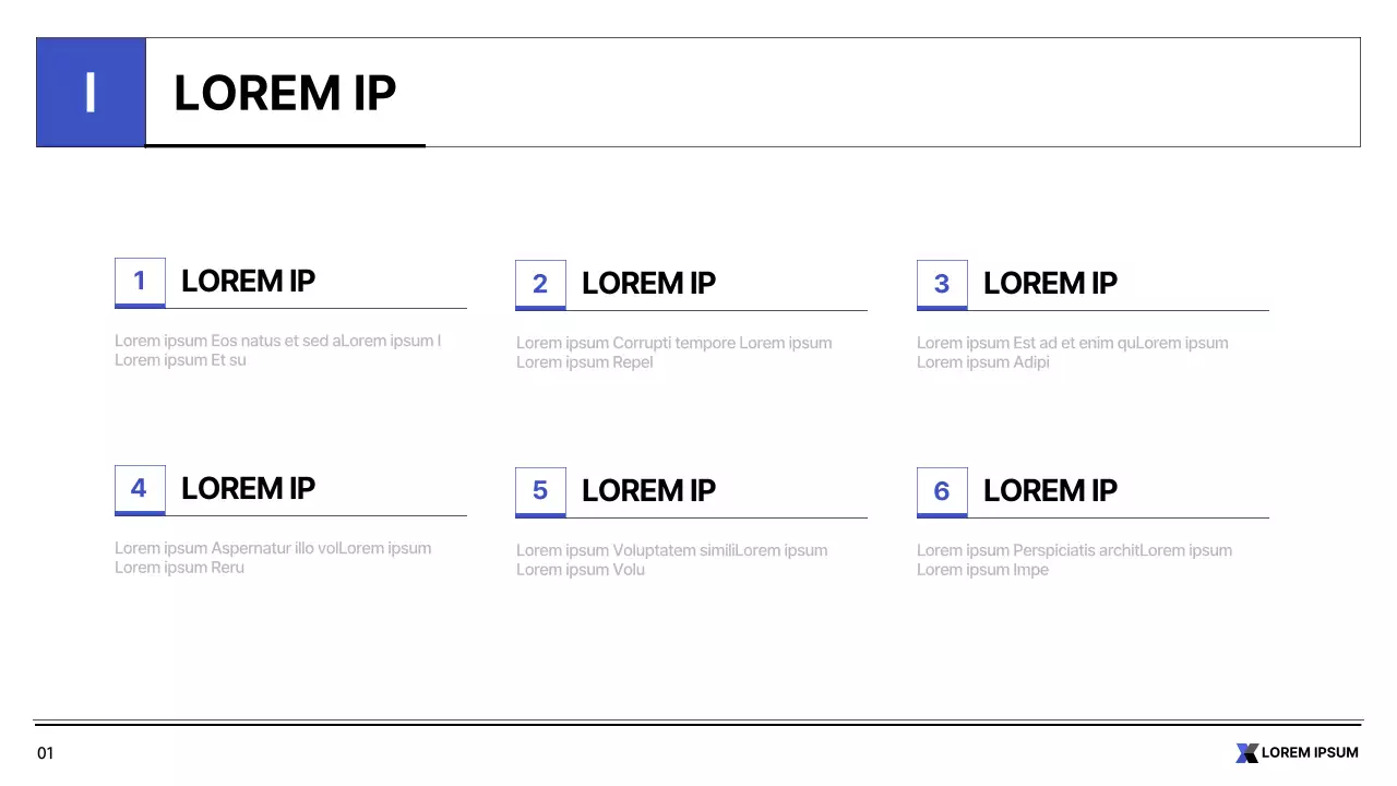 Eenvoudig blauw en wit rapport voor de publieke sector