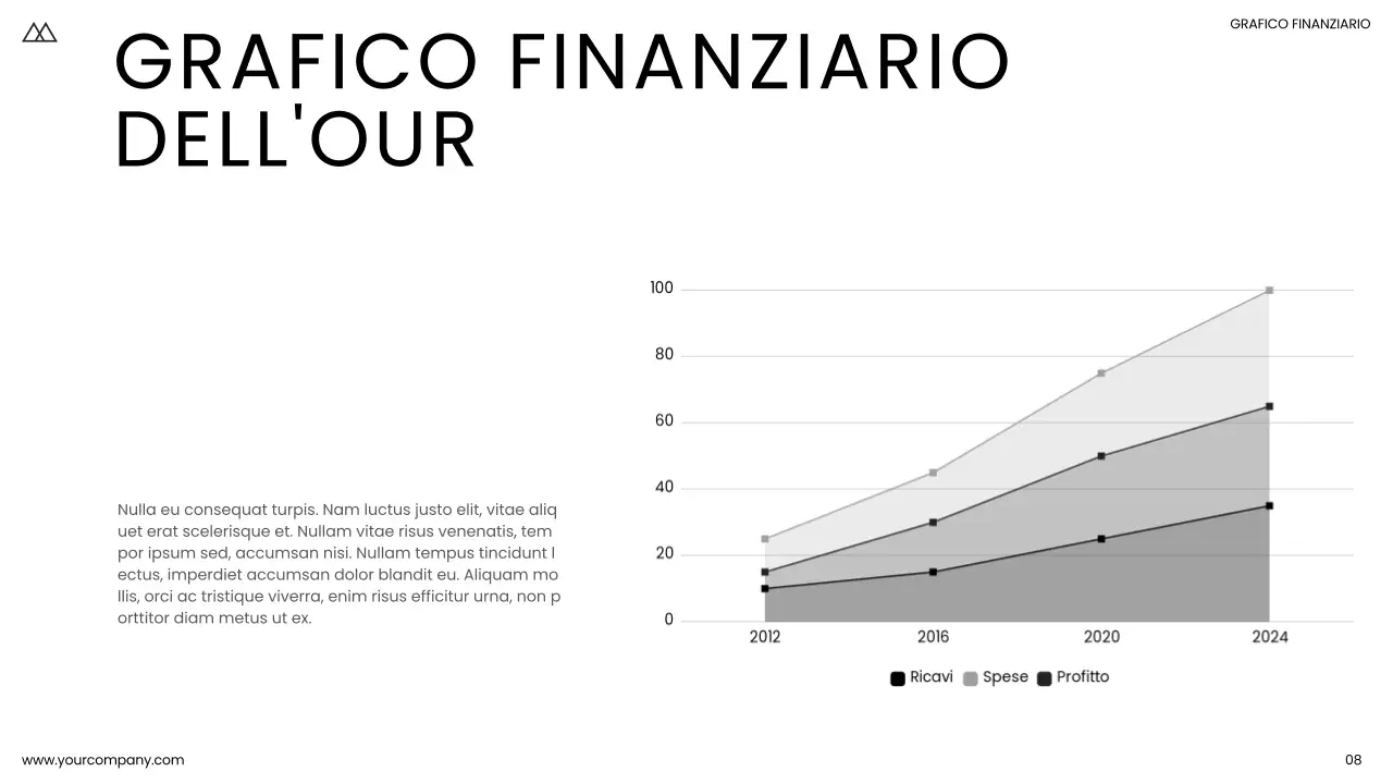 Bianco e nero Minimal Simple Business Product Pitch