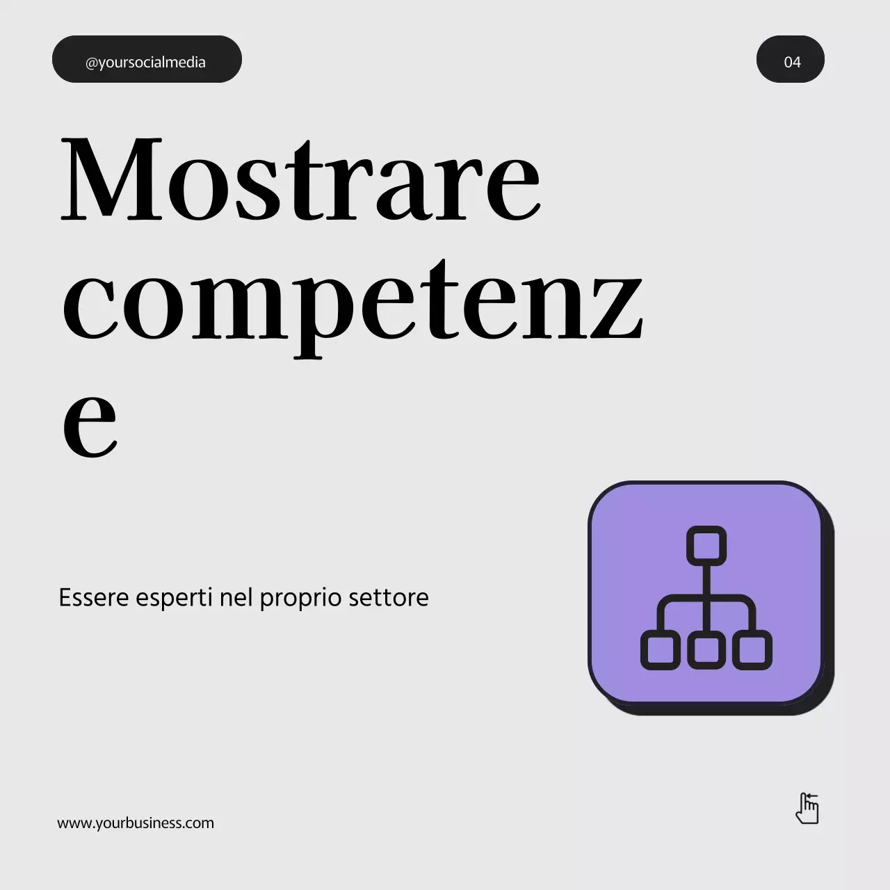 Grigio Viola Verde Grassetto Minimal Personal Branding Suggerimenti Instagram Carosello di post