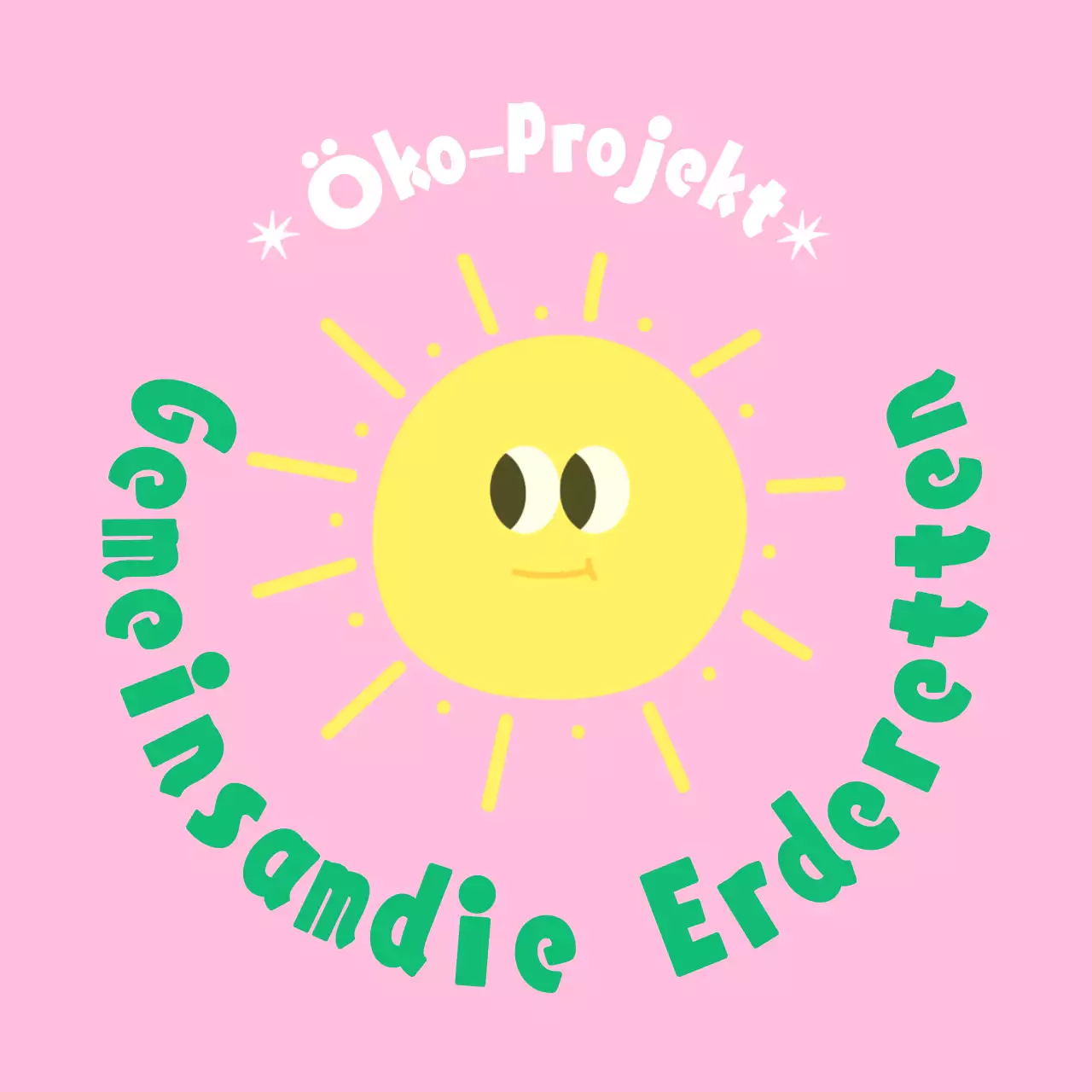 Eine Kampagne zur Rettung der Umwelt in einer umweltfreundlichen Serie von Illustrationen