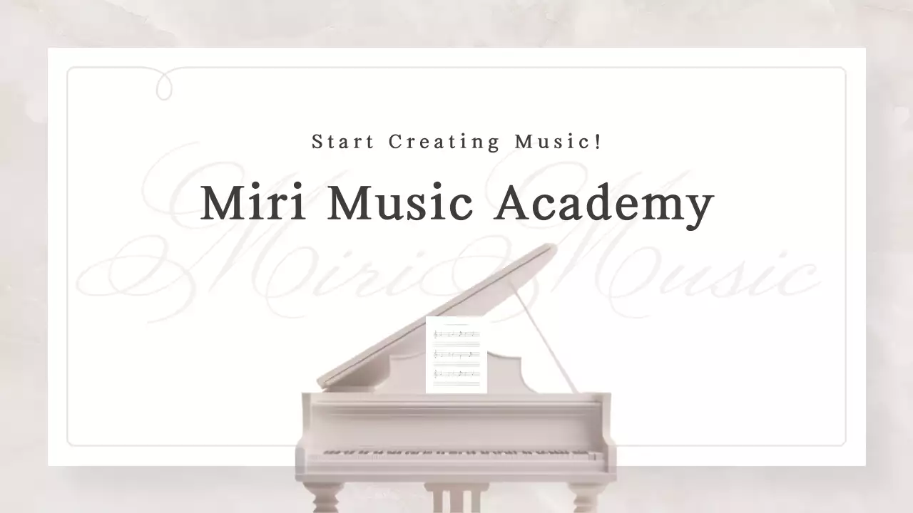 White Elegant Music Guide Presentation
