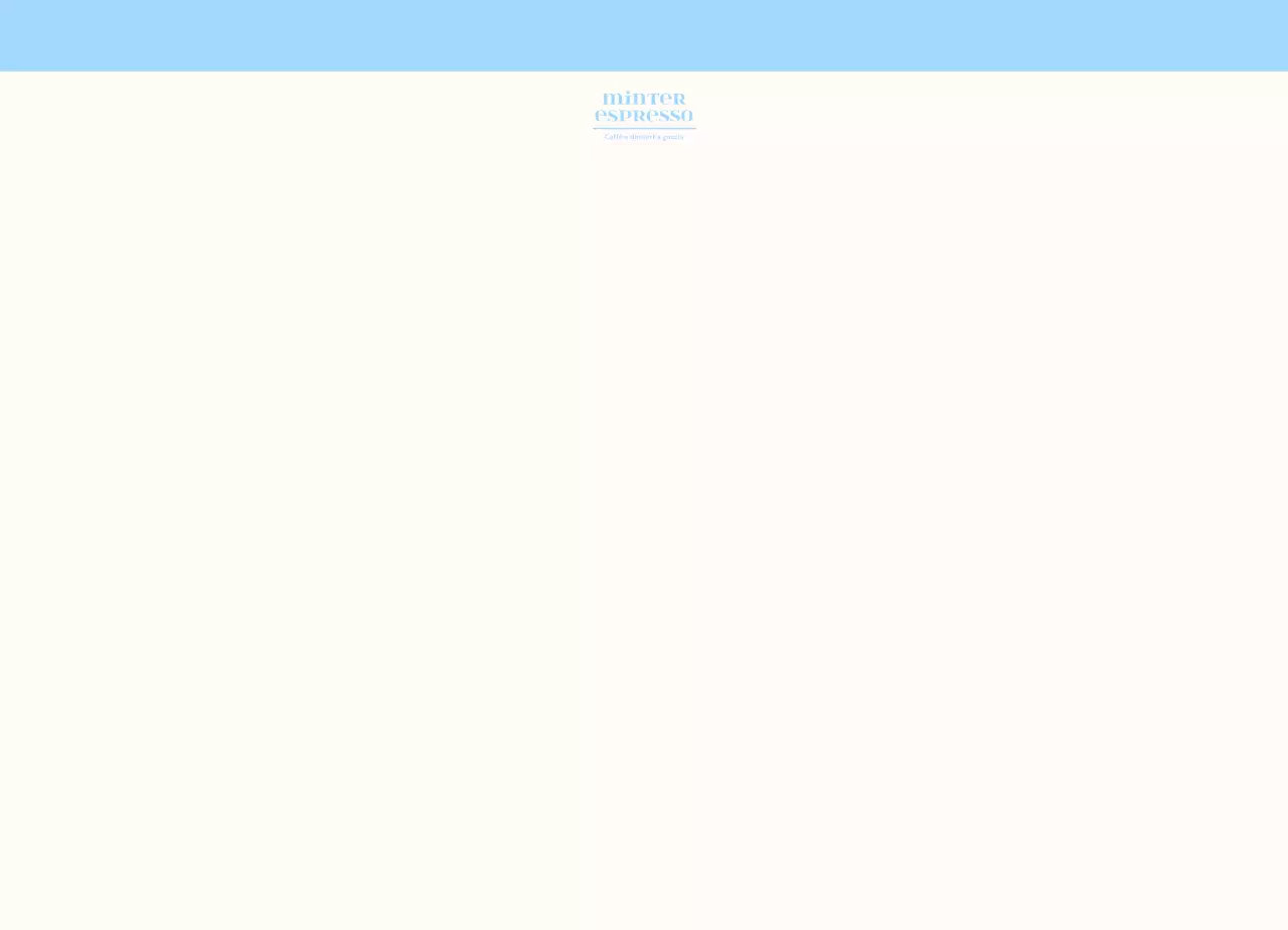 Design promozionale di un caffè con motivi astratti