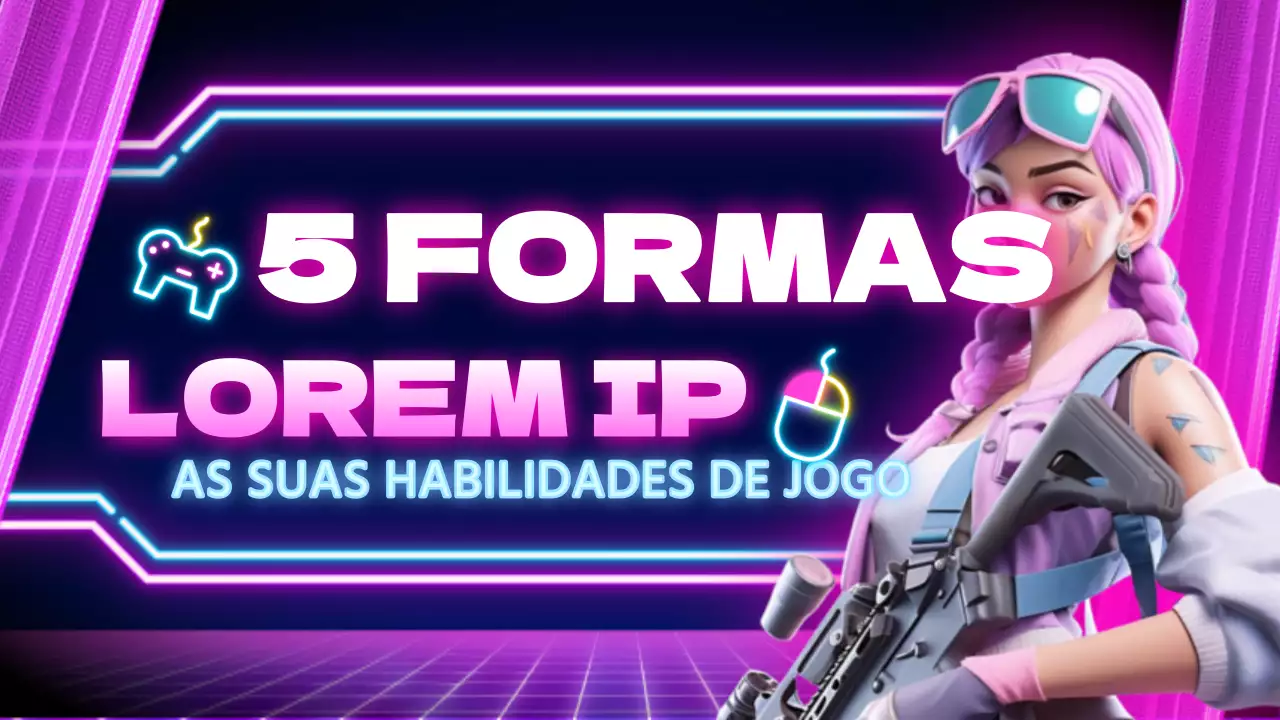 Capa do YouTube de estilo cyberpunk em preto e roxo
