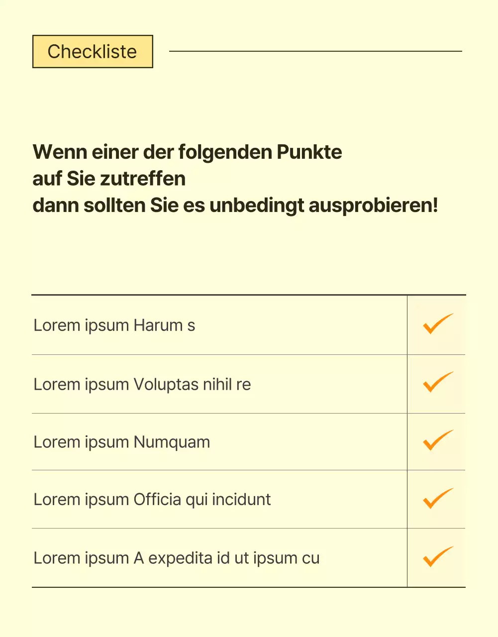 Werben Sie für eine einfache Hautpflege-Kosmetik-Checkpoint-Seite in Gelb und Orange