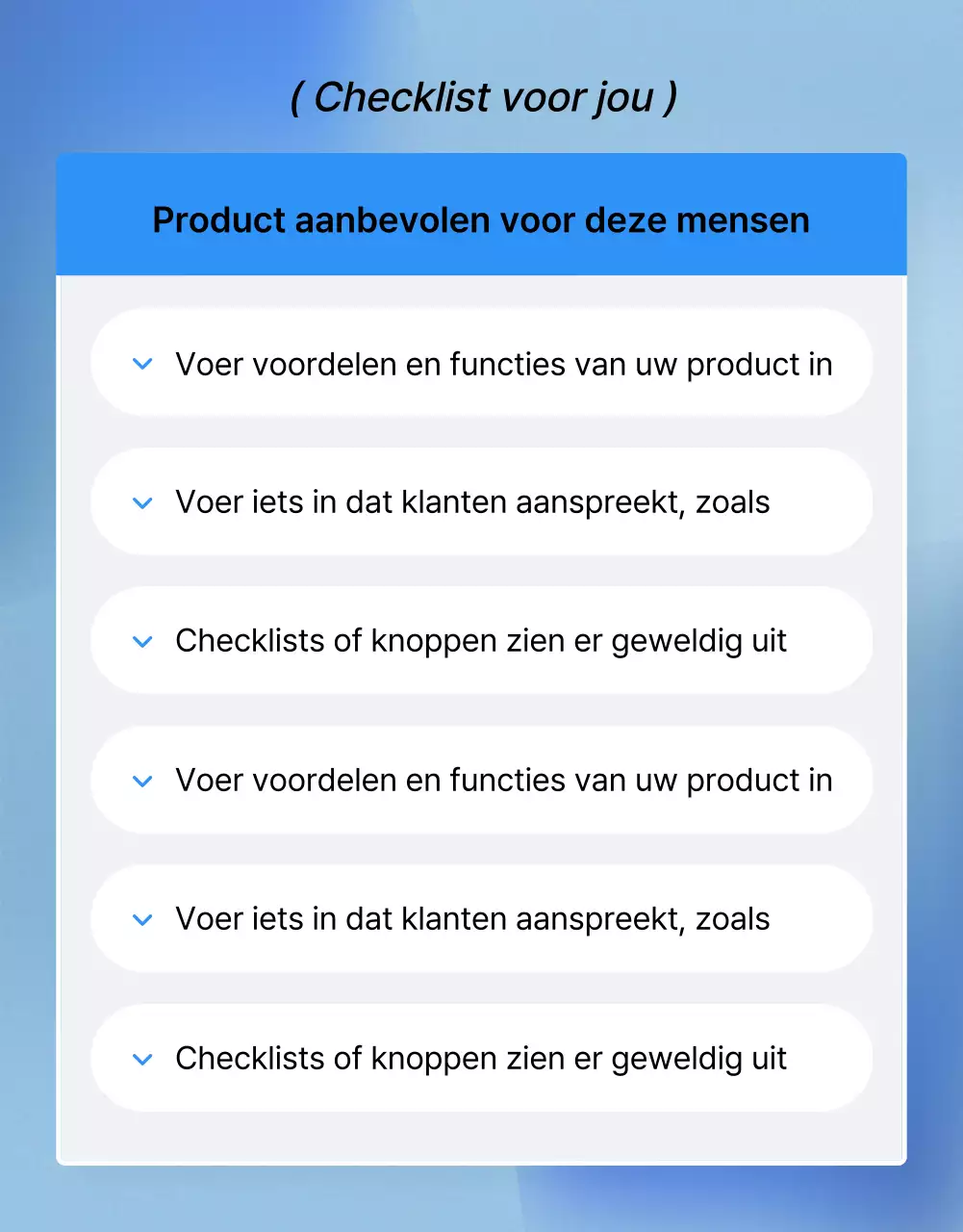 Promoot de blauw-witte trendy mode detailpagina checkpoint