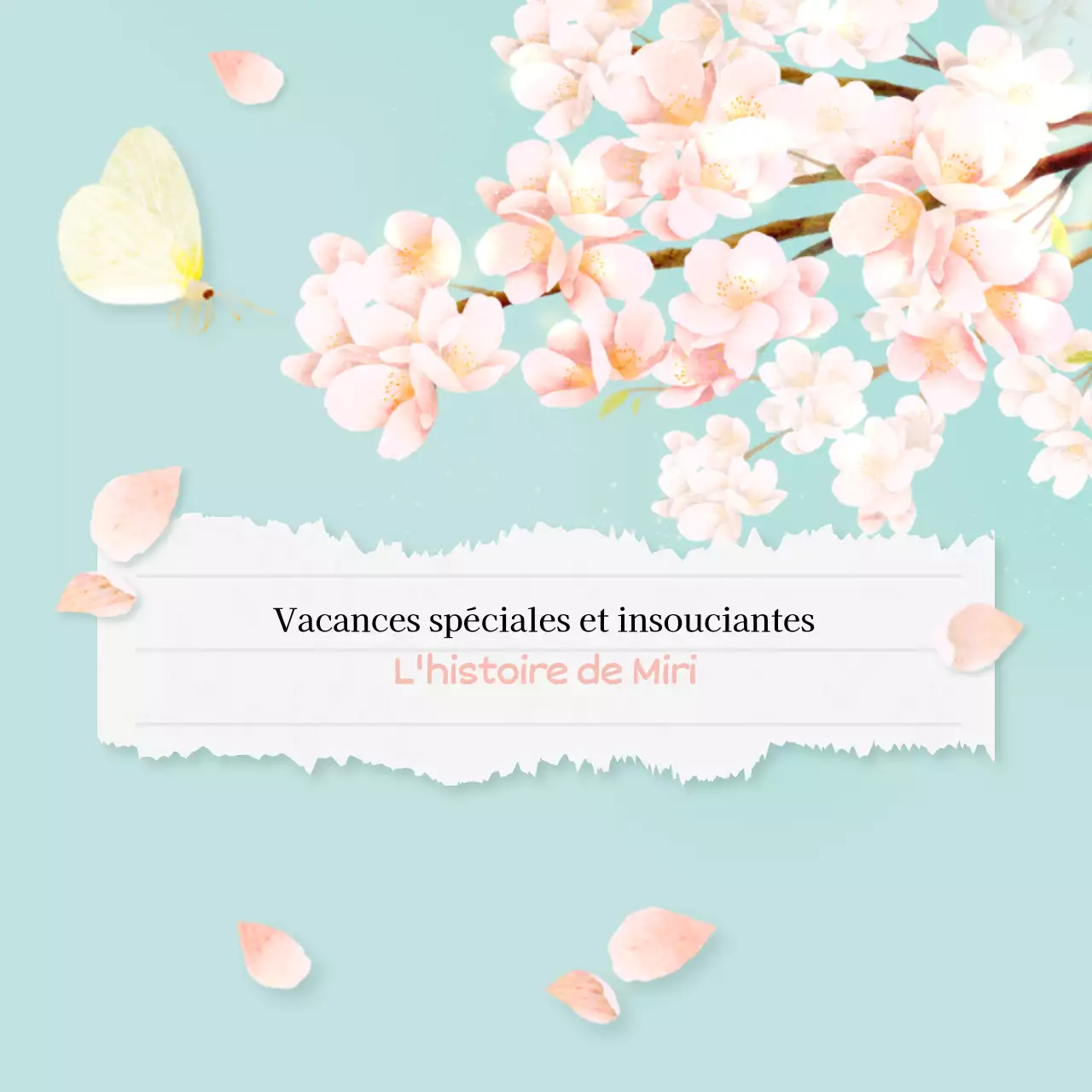 Un simple avis de magasin rose et blanc