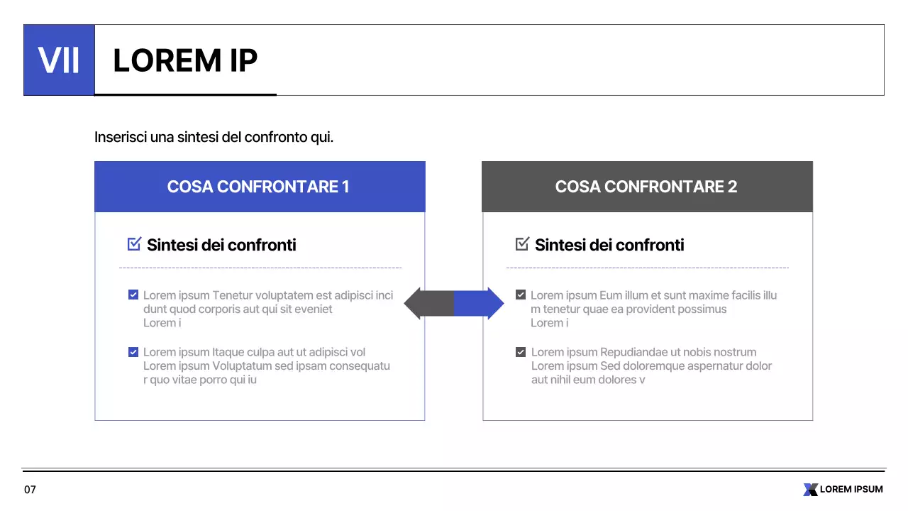Semplice rapporto stampabile del settore pubblico in bianco e blu