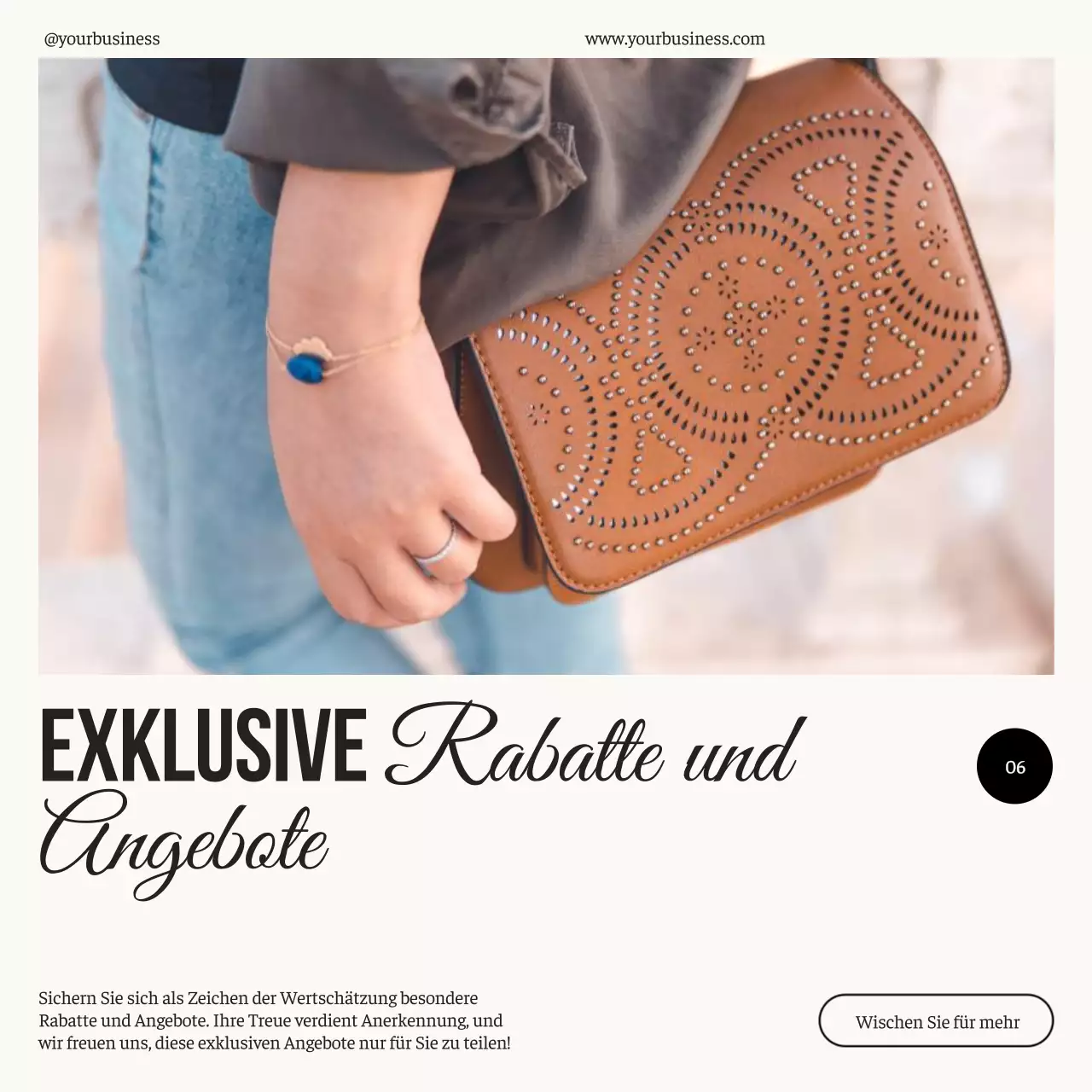 Beige Schwarz Minimal Luxus Ästhetischer Umgang mit Followern Tipps Instagram Karussell Post