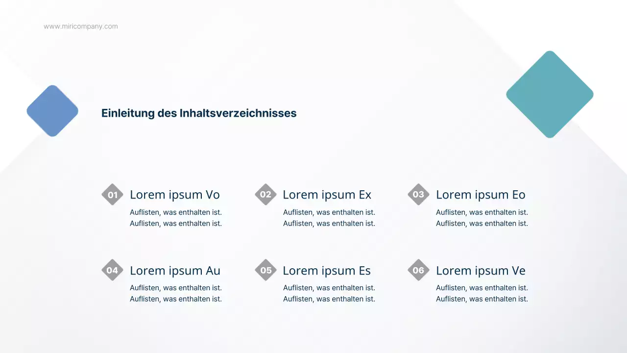 Ein einfacher Bericht für den öffentlichen Sektor in Hellblau und Minze