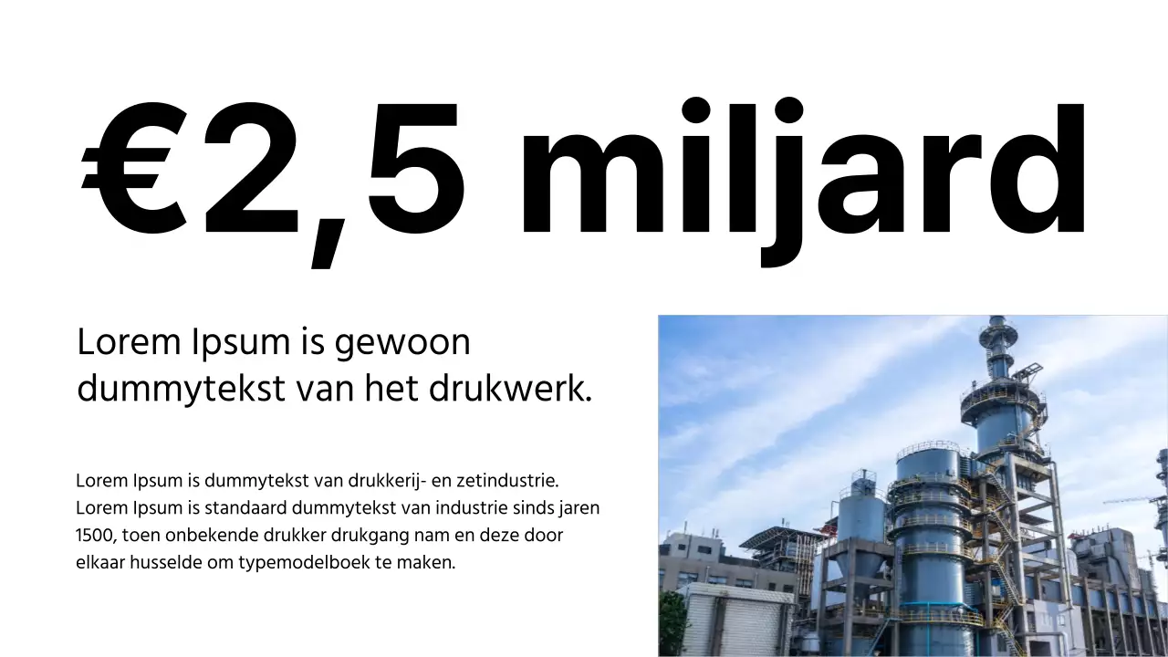 Zwart-wit Modern Zakelijk Lay-out Voorstel