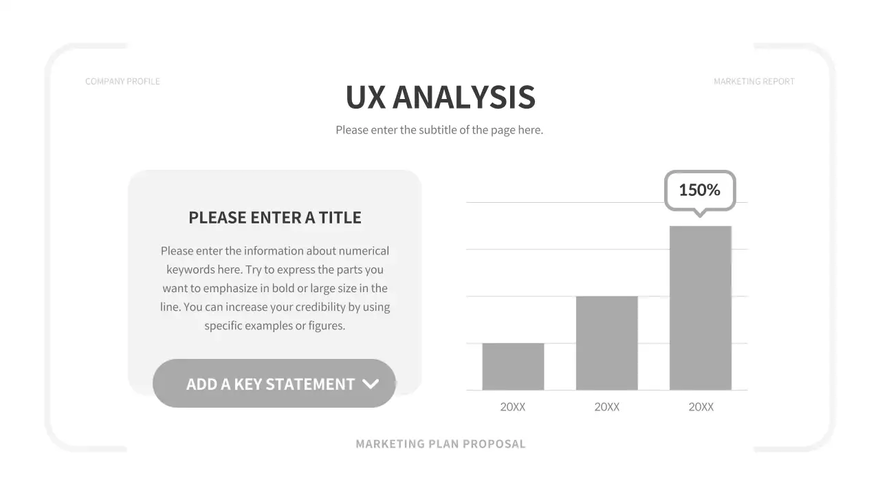 화이트 미니멀 마케팅 계획 문서 프레젠테이션