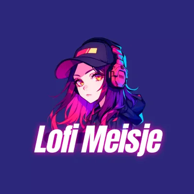 Paars en Roze Retro Gamer Logo Uitnodiging