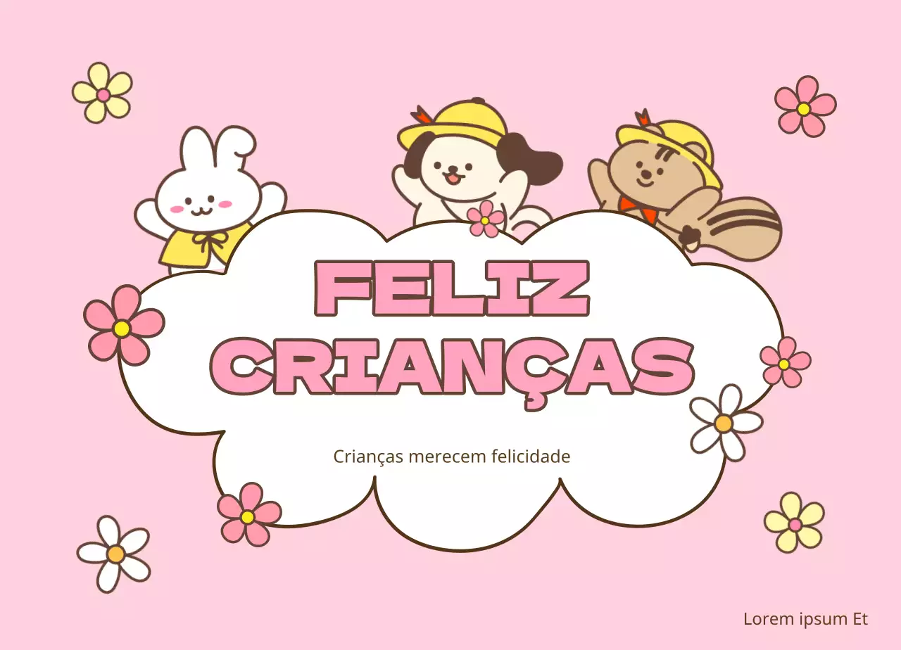 Fundação para o bem-estar dos animais, fofa e simpática, com personagens animais