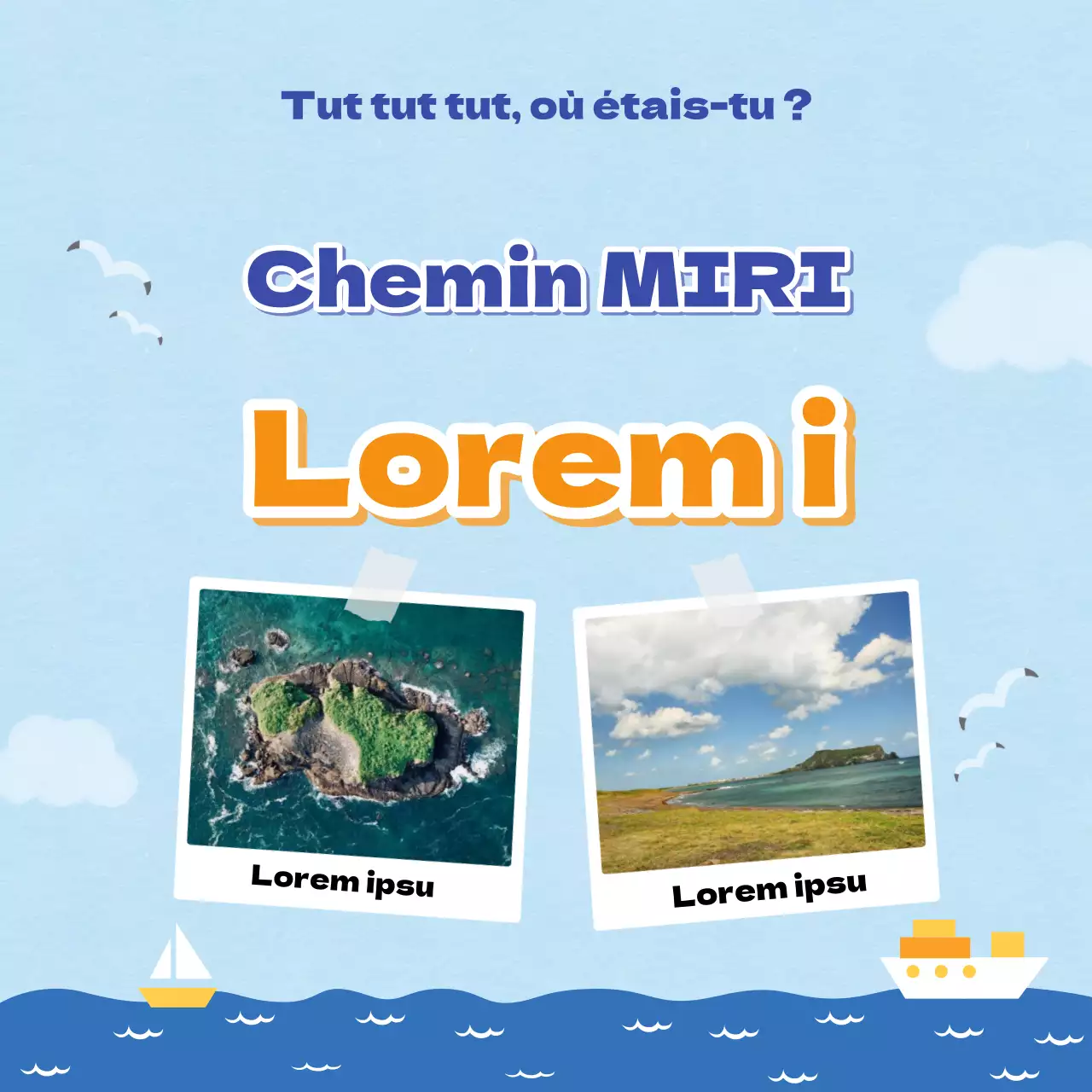 Un argumentaire kitsch bleu et orange pour le recrutement de voyageurs